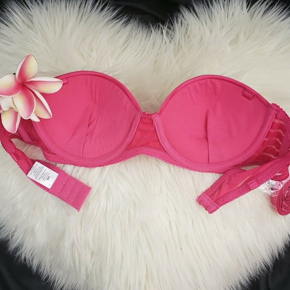 Rampage Strapless Bra Size 34B Convertable Straps - Picture 2 of 6